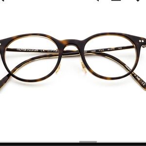 Oliver Peoples Eyeglasses OV5383 Elton 1666 Tortoise/Gold Round Made in Italy